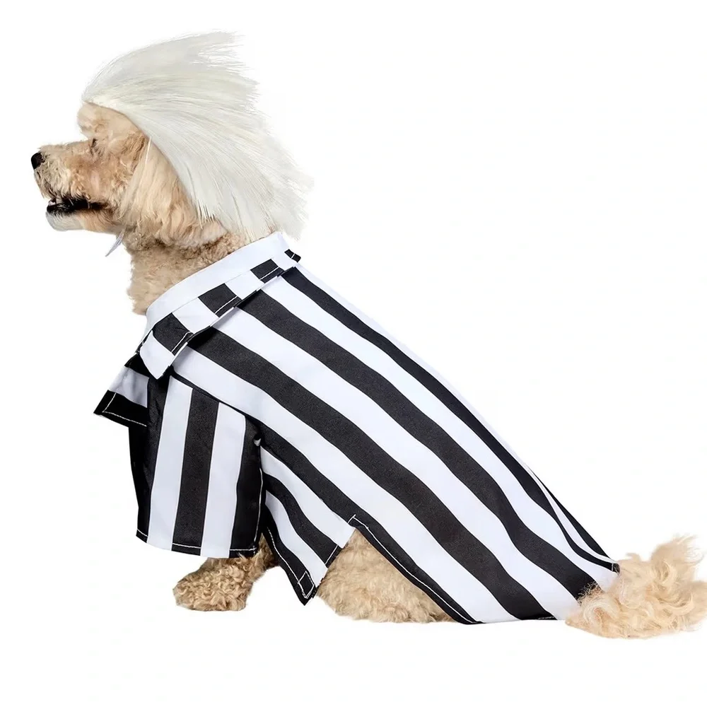 Beetlejuice Pet Costume for For Dogs or Cats by Rubies, size XL